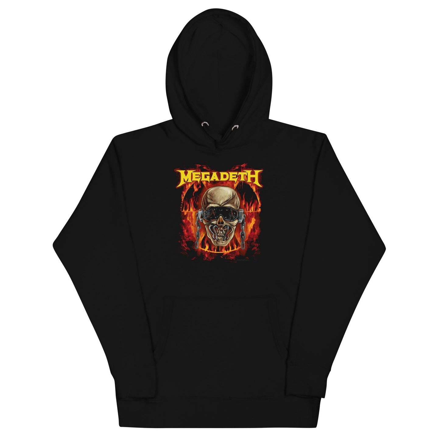 Megadeth Flash Burn Mens Hoodie Black