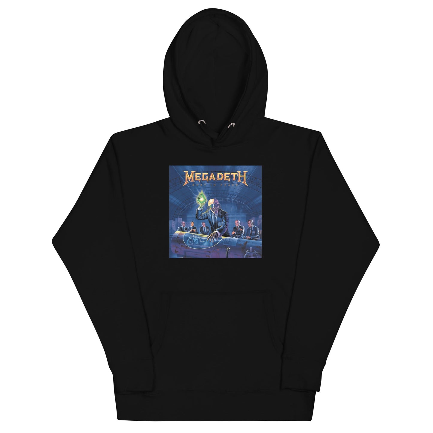 Megadeth Rust in Peace Mens Hoodie Black