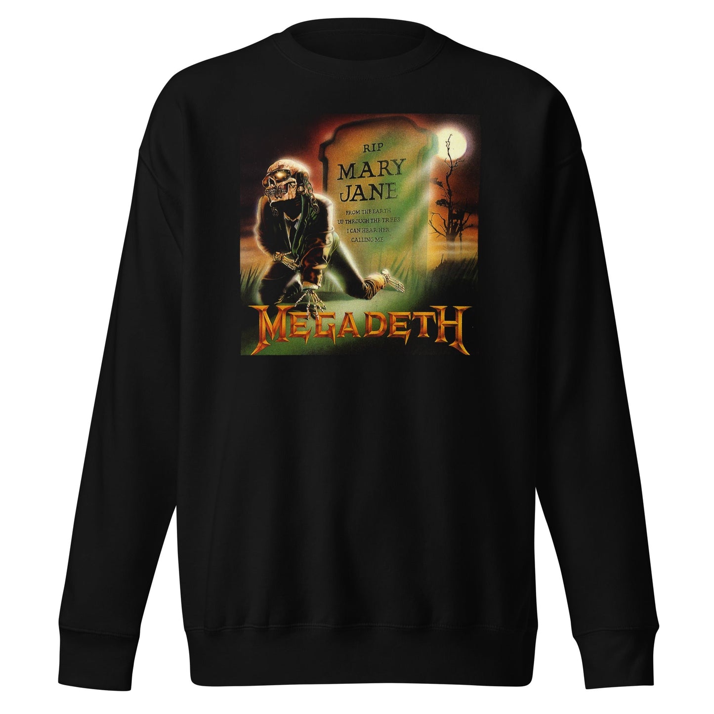 Megadeth R.I.P. Mary Jane Mens Sweatshirt Black