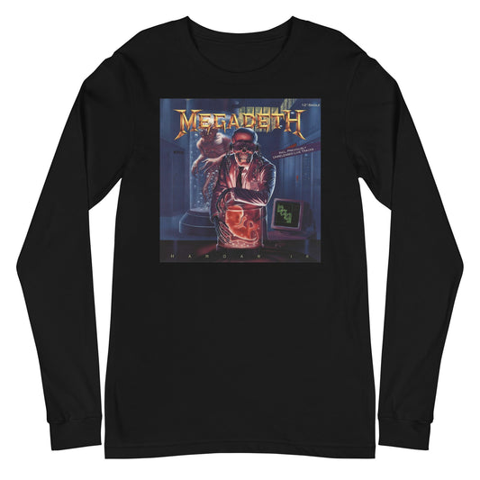 Megadeth Hangar 18 Mens Long Sleeve Shirt Black