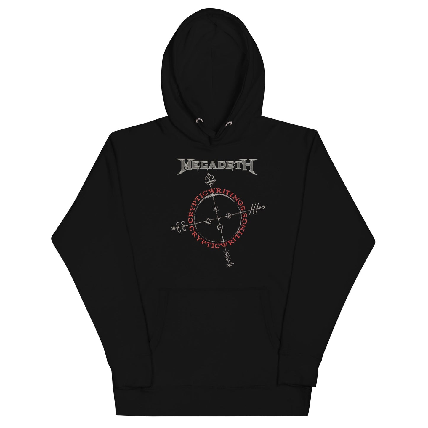 Megadeth Cryptic Writings Mens Hoodie Black