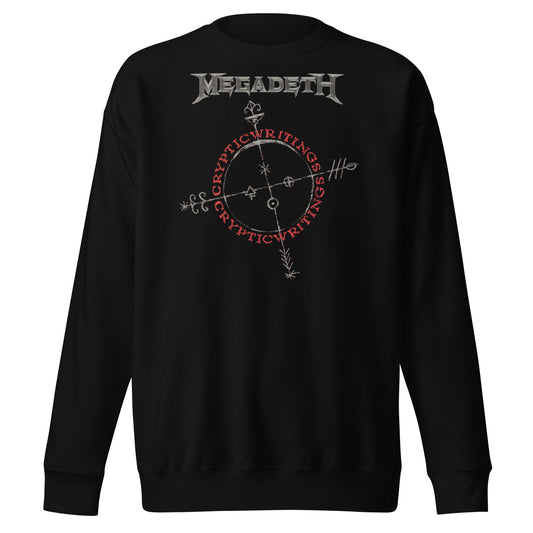 Megadeth Cryptic Writings Mens Sweatshirt Black