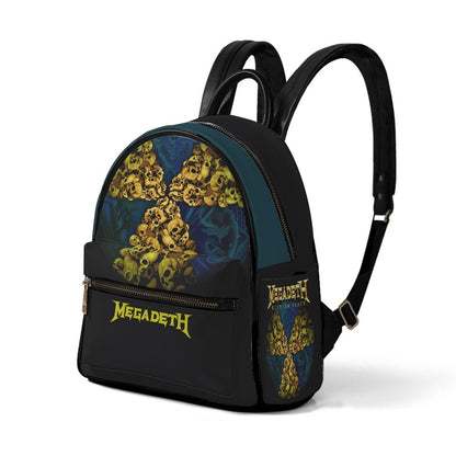 Megadeth Mini Vegan Leather Backpack