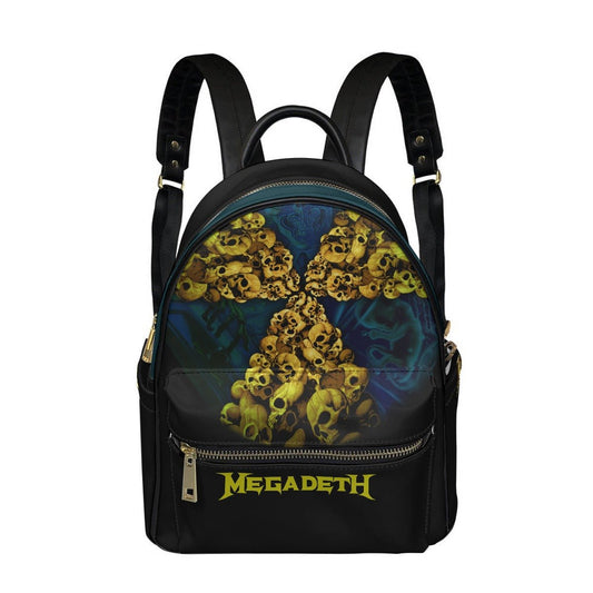 Megadeth Mini Vegan Leather Backpack