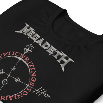 Megadeth Cryptic Writings Officially Licensed Mens T Shirt Black