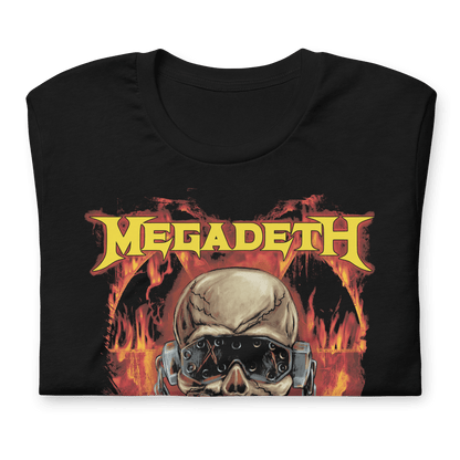Megadeth Flash Burn Officially Licensed Mens T Shirt Black