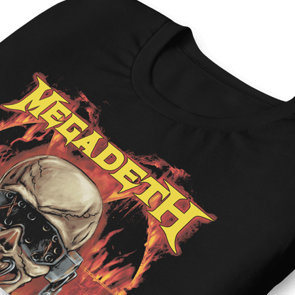 Megadeth Flash Burn Officially Licensed Mens T Shirt Black