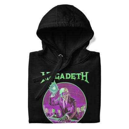 Megadeth Green Rust Classic Mens Hoodie Black