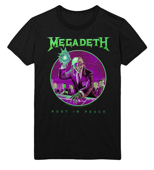 Megadeth Green Rust Mens T Shirt Black