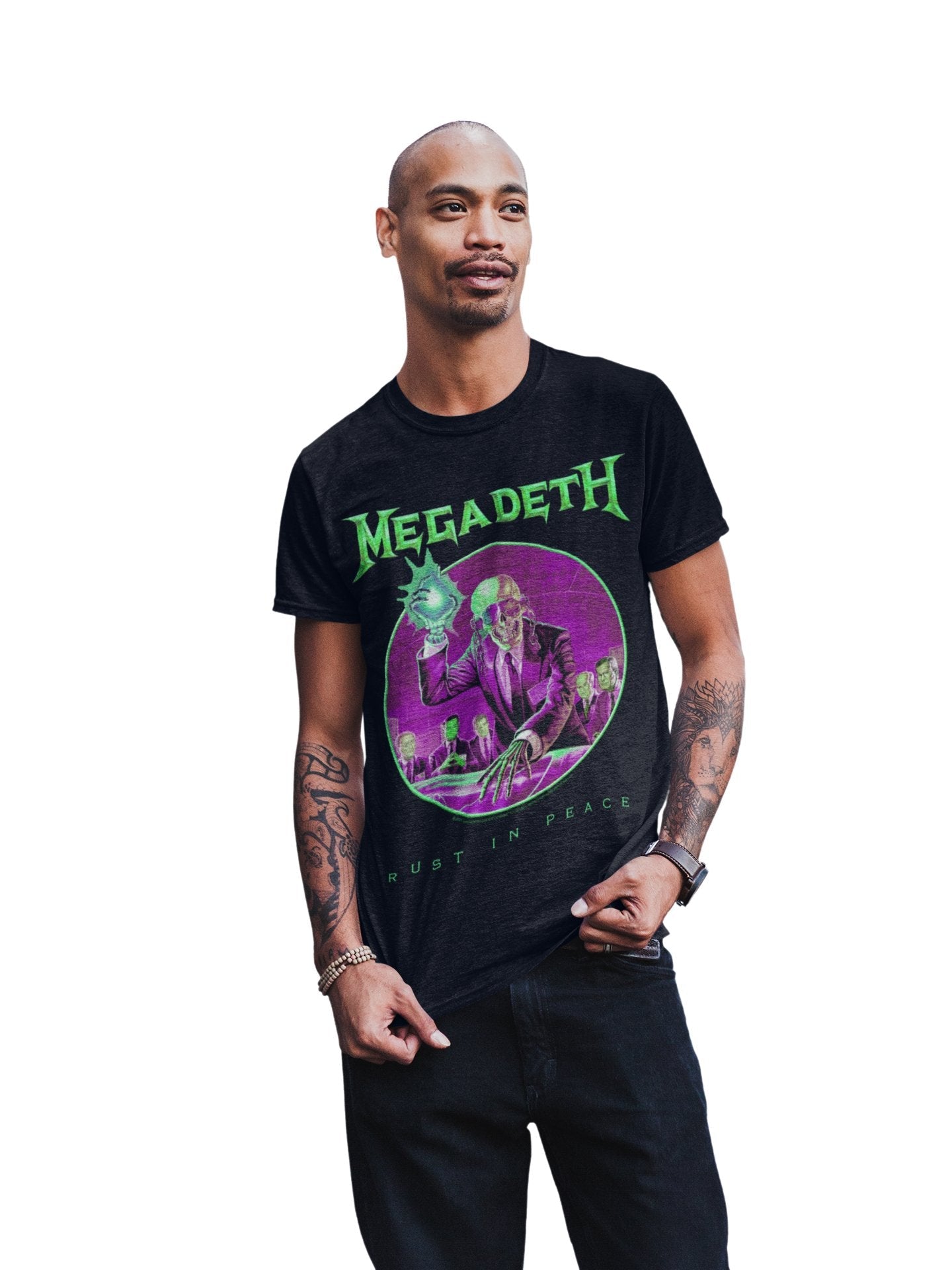 Megadeth Green Rust Mens T Shirt Black