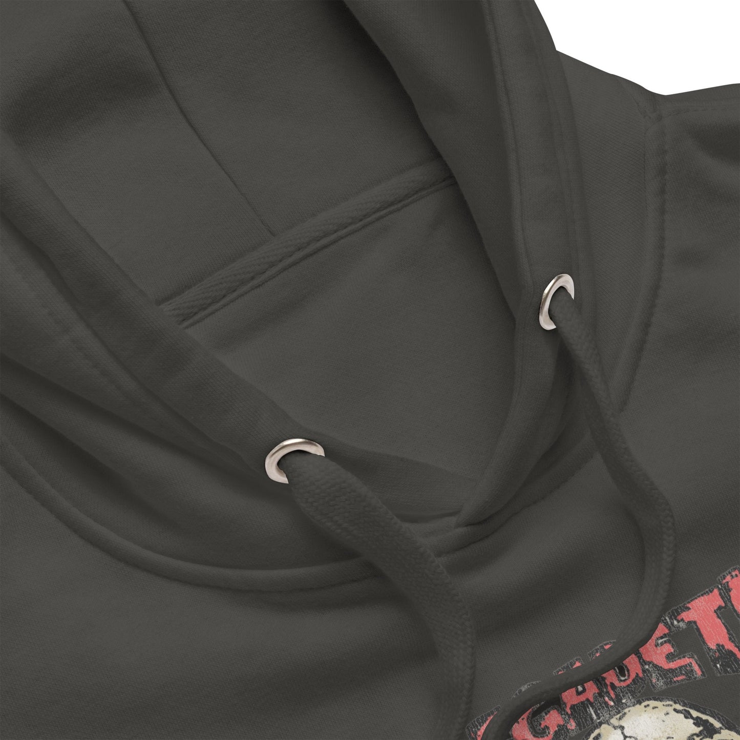 Megadeth Hand Painted Vic Classic Mens Officially Licensed Hoodie Charcoal