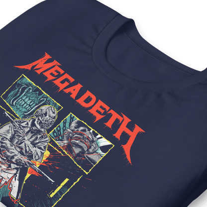 Megadeth Killing Time Jumbo Print Officially Licensed Mens T Shirt Blue