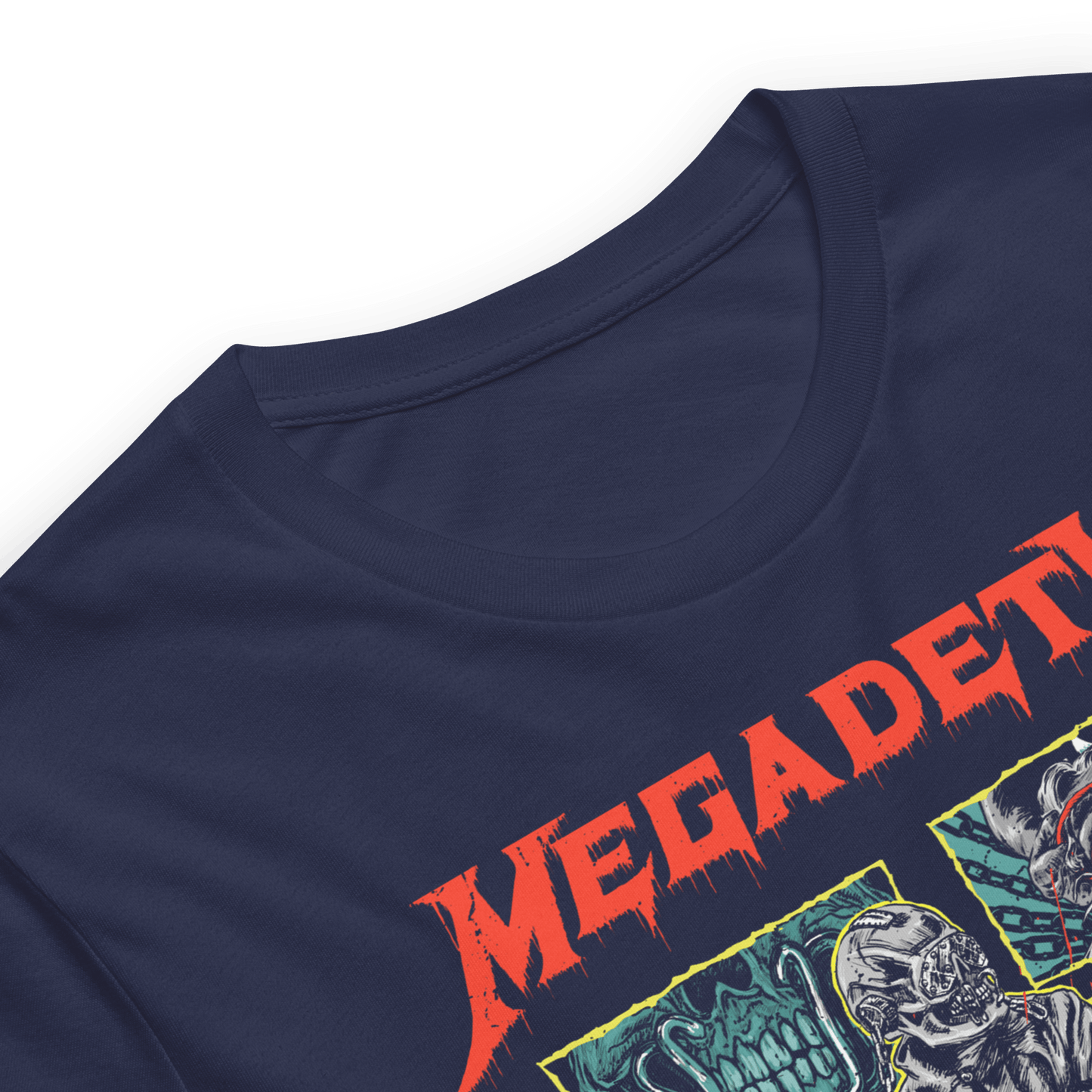Megadeth Killing Time Jumbo Print Officially Licensed Mens T Shirt Blue