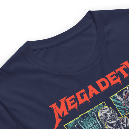 Megadeth Killing Time Jumbo Print Officially Licensed Mens T Shirt Blue