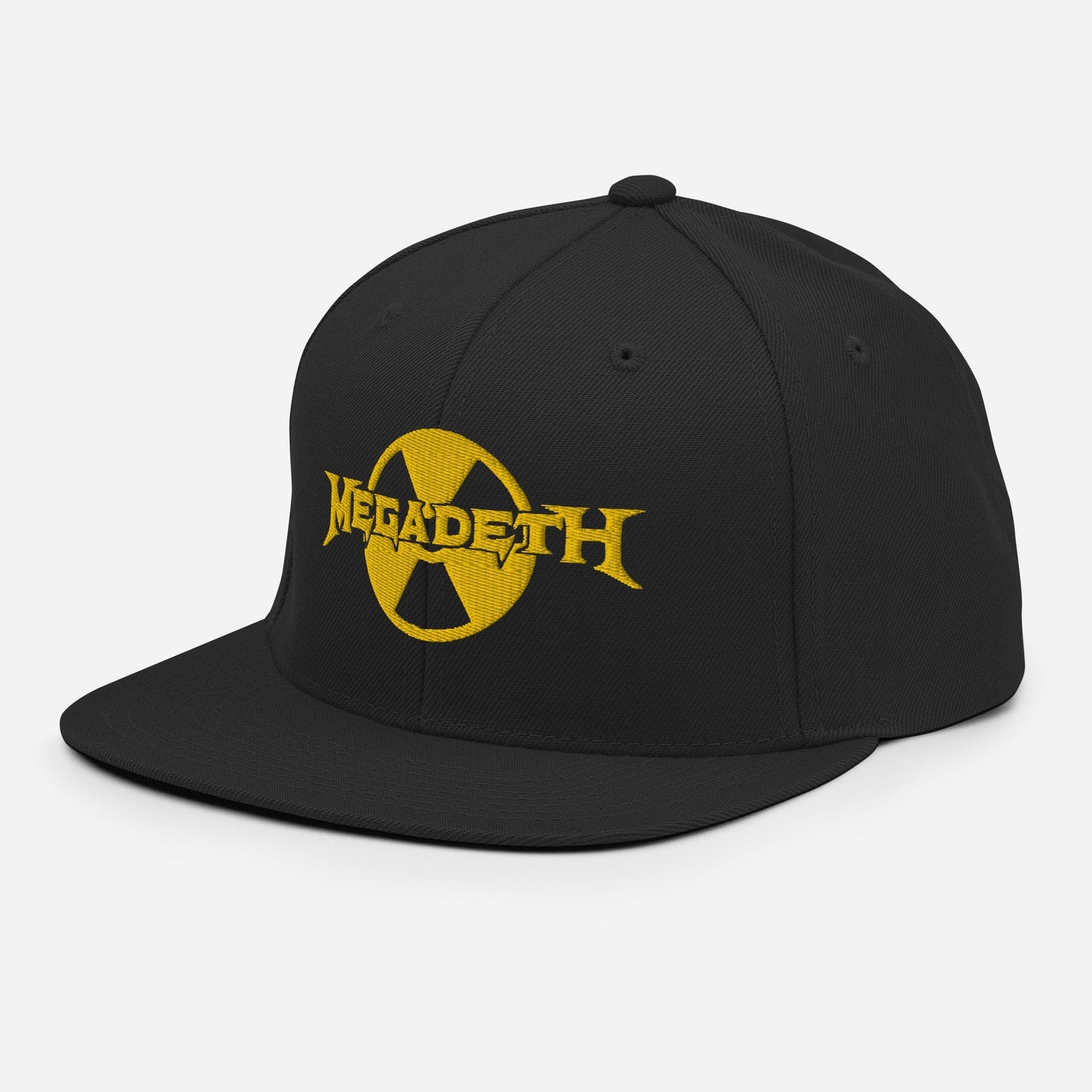 Megadeth Logo Snapback Hat Black