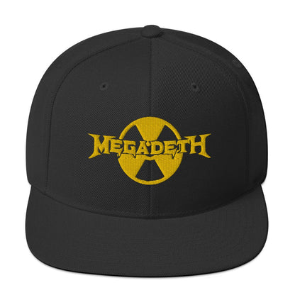 Megadeth Logo Snapback Hat Black