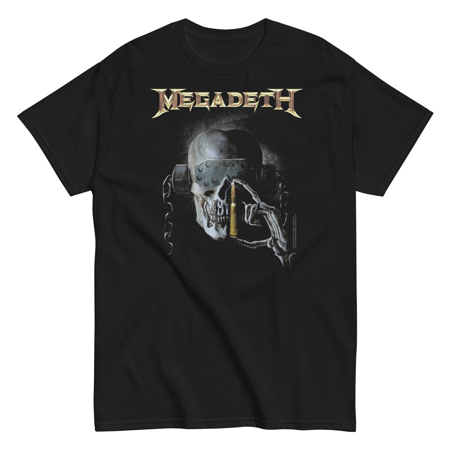 Megadeth One Bullett Left Mens T Shirt Black