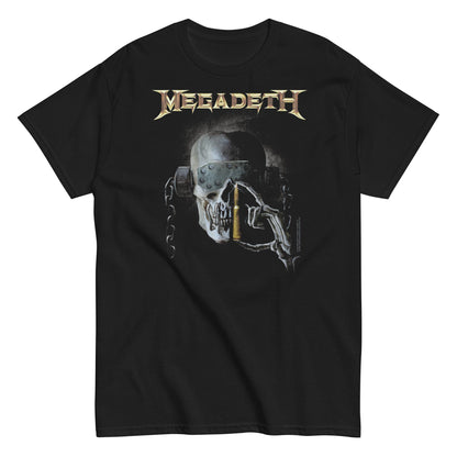 Megadeth One Bullett Left Officially Licensed Mens T Shirt Black