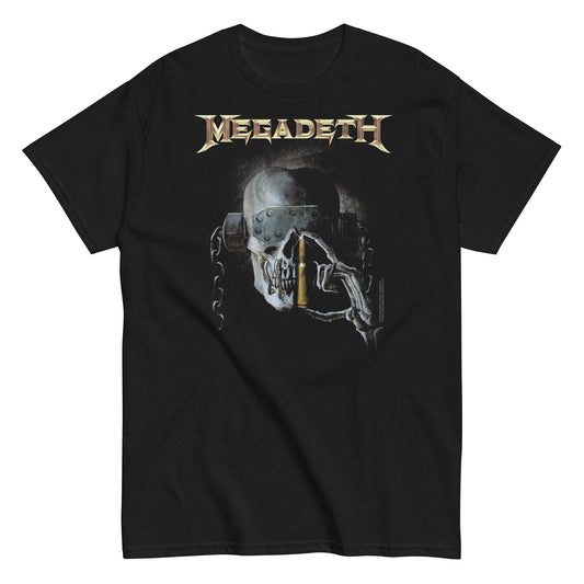 Megadeth One Bullett Left Mens T Shirt Black