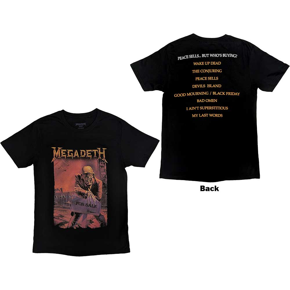 Megadeth Peace Sells Album Cover Mens T Shirt Officially Licensed