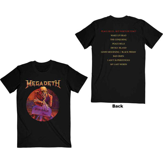 Megadeth Peace Sells’??????? Track list [T-Shirt] Officially Licensed