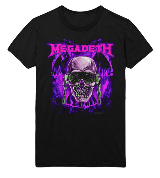 Megadeth Purple Nuclear Officially Licensed Mens T Shirt Black