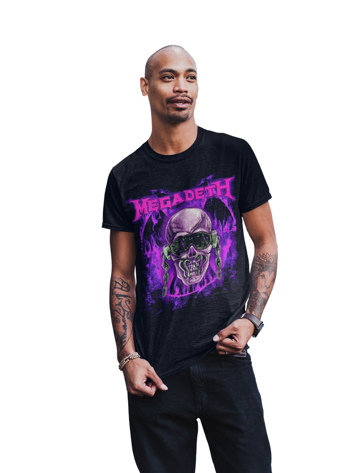 Megadeth Purple Nuclear Mens T Shirt Black