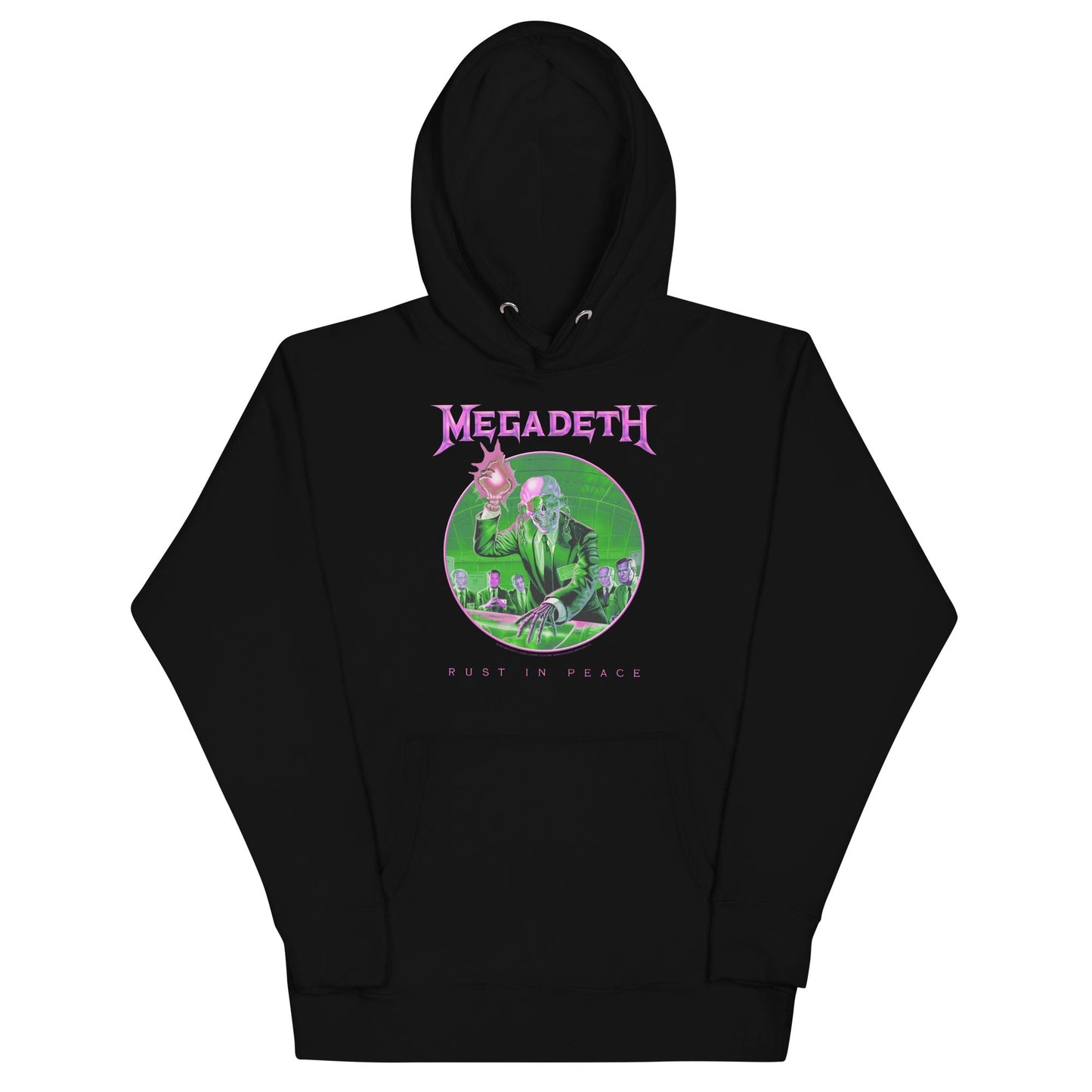 Megadeth Purple Rust Classic Mens Hoodie Black