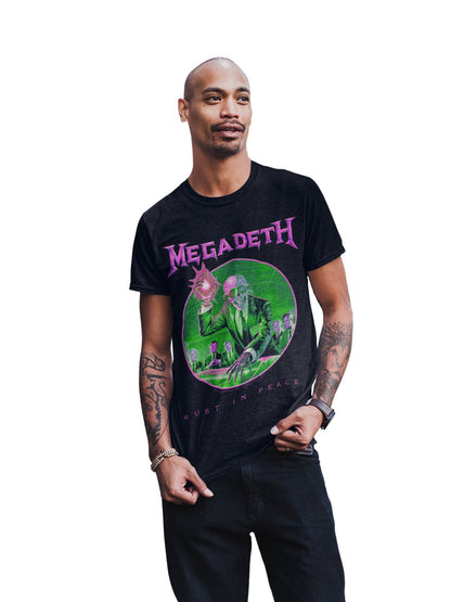 Megadeth Purple Rust Officially Licensed Mens T Shirt Black