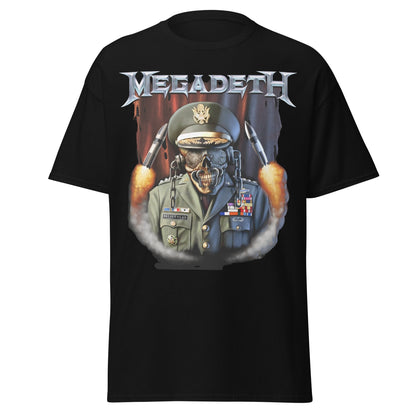 Megadeth Rattlehead Vic Jumbo Print Officially Licensed Mens T Shirt Black