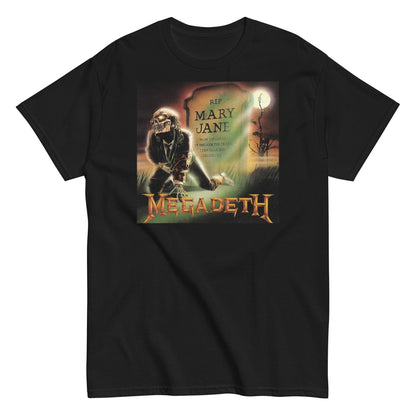 Megadeth R.I.P. Mary Jane Officially Licensed Mens T Shirt Black