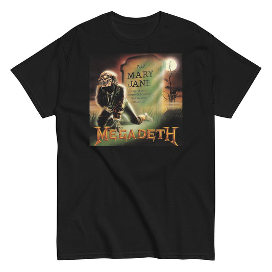 Megadeth R.I.P. Mary Jane Mens T Shirt Black