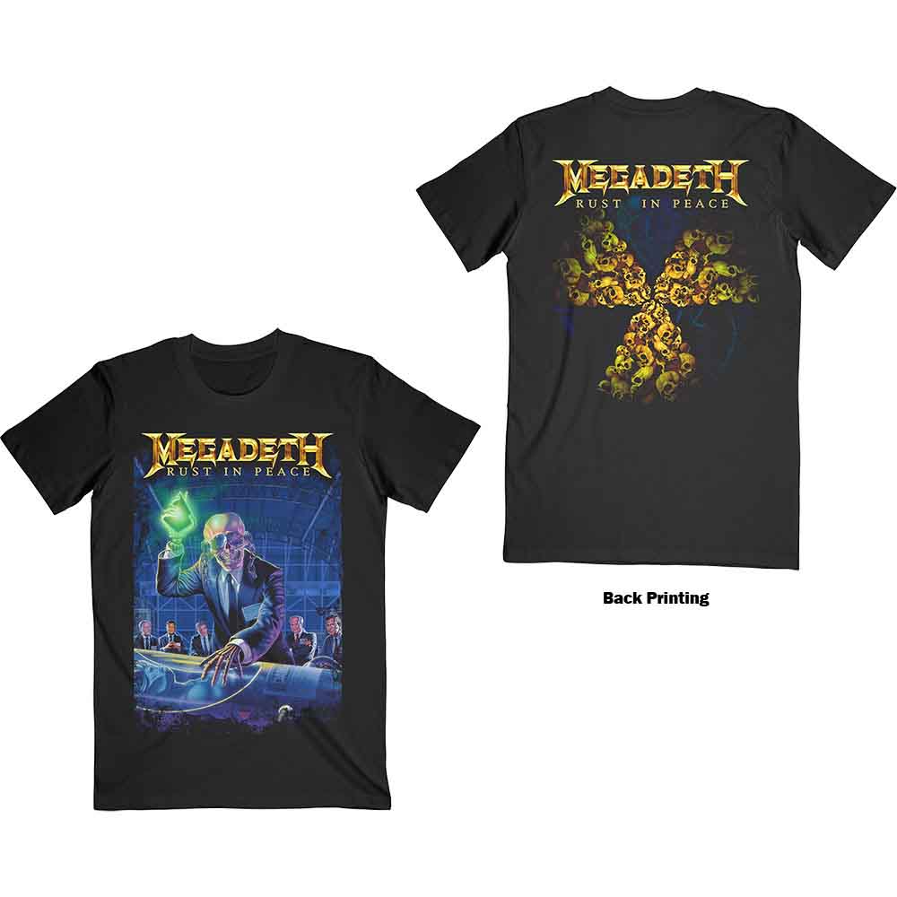 Megadeth Rust In Peace 30th Anniversary Mens T Shirt Officially Licensed