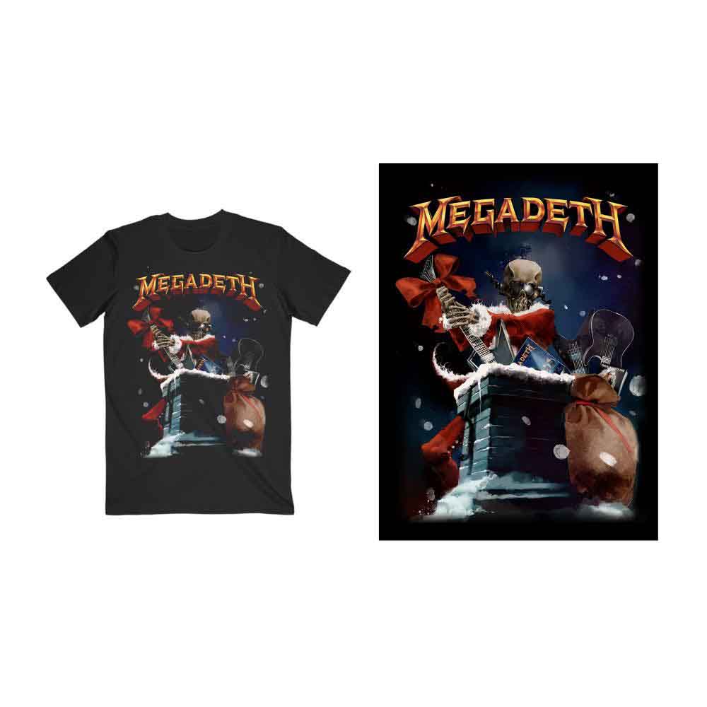 Megadeth Santa Vic Chimney [T-Shirt]