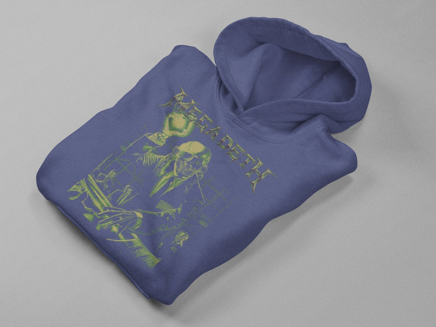 Megadeth See No Evil Classic Mens Officially Licensed Hoodie Purple