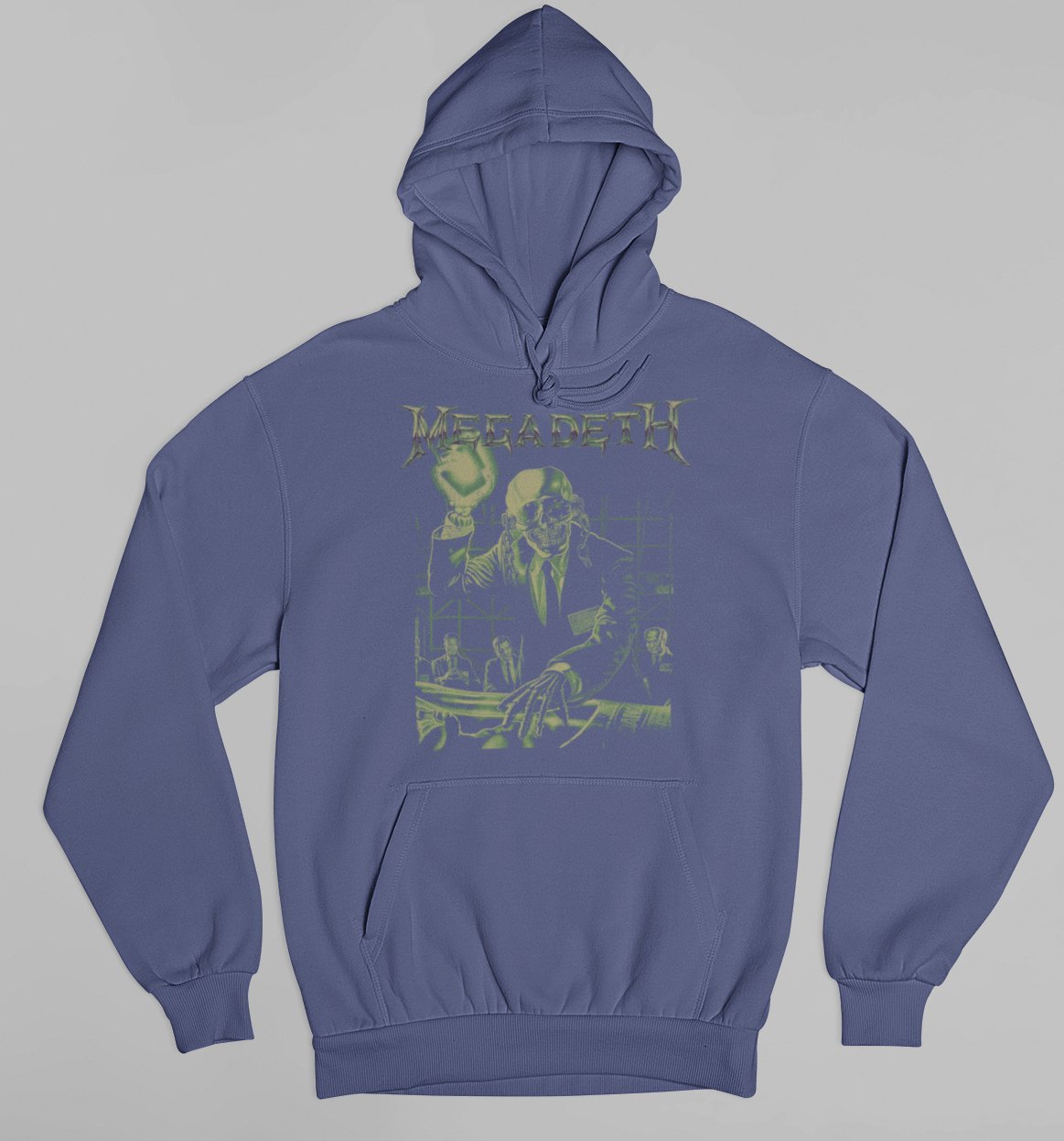 Megadeth See No Evil Classic Mens Officially Licensed Hoodie Purple