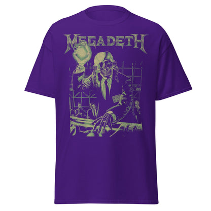 Megadeth See No Evil Jumbo Print Officially Licensed Mens T Shirt Purple