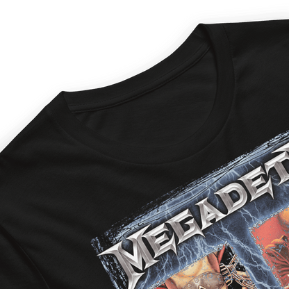 Megadeth Six Vics Officially Licensed Mens T Shirt Black