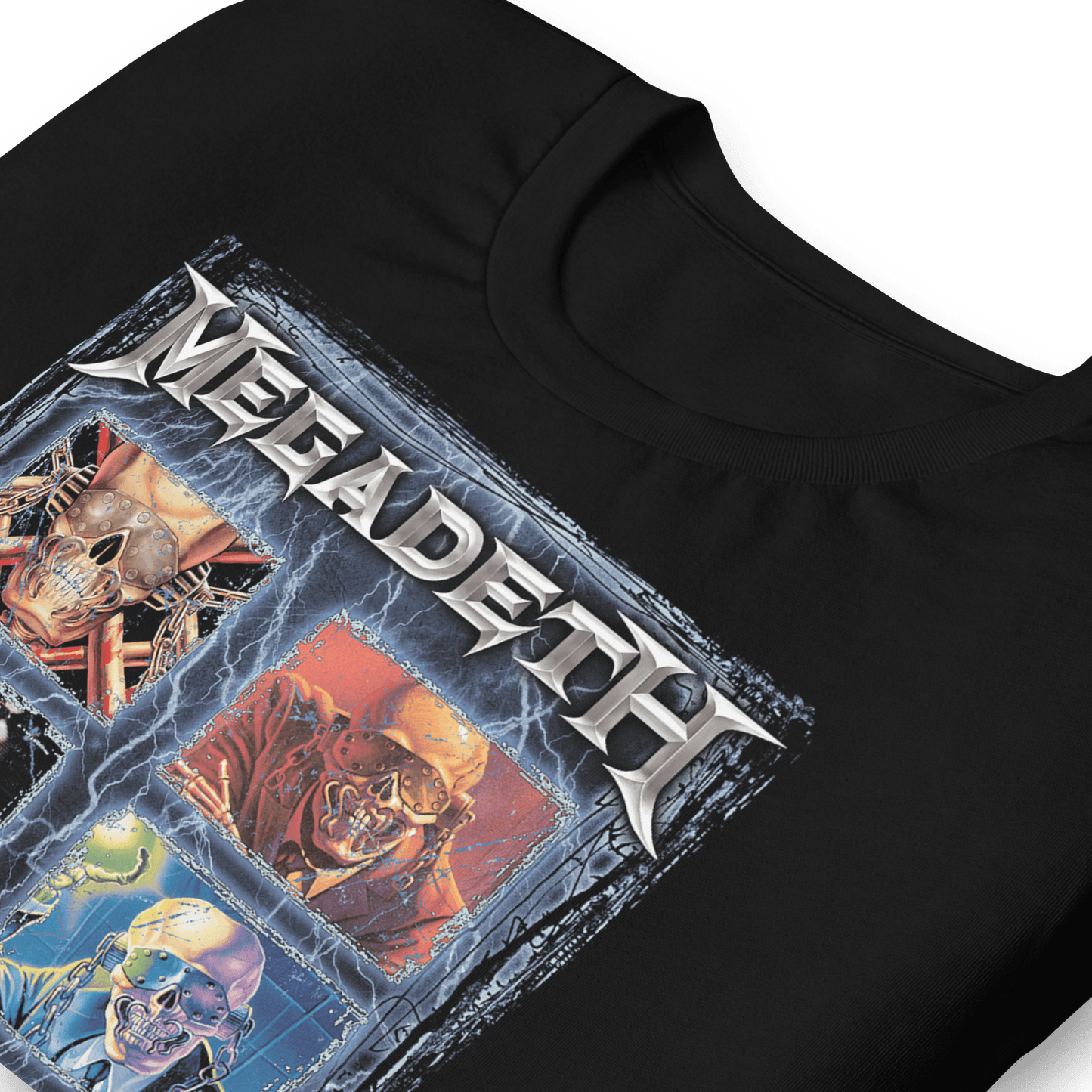 Megadeth Six Vics Officially Licensed Mens T Shirt Black