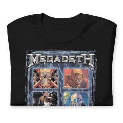 Megadeth Six Vics Officially Licensed Mens T Shirt Black