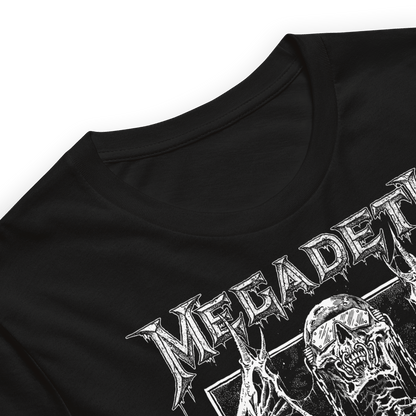 Megadeth Skeleton Wings Officially Licensed Mens T Shirt Black