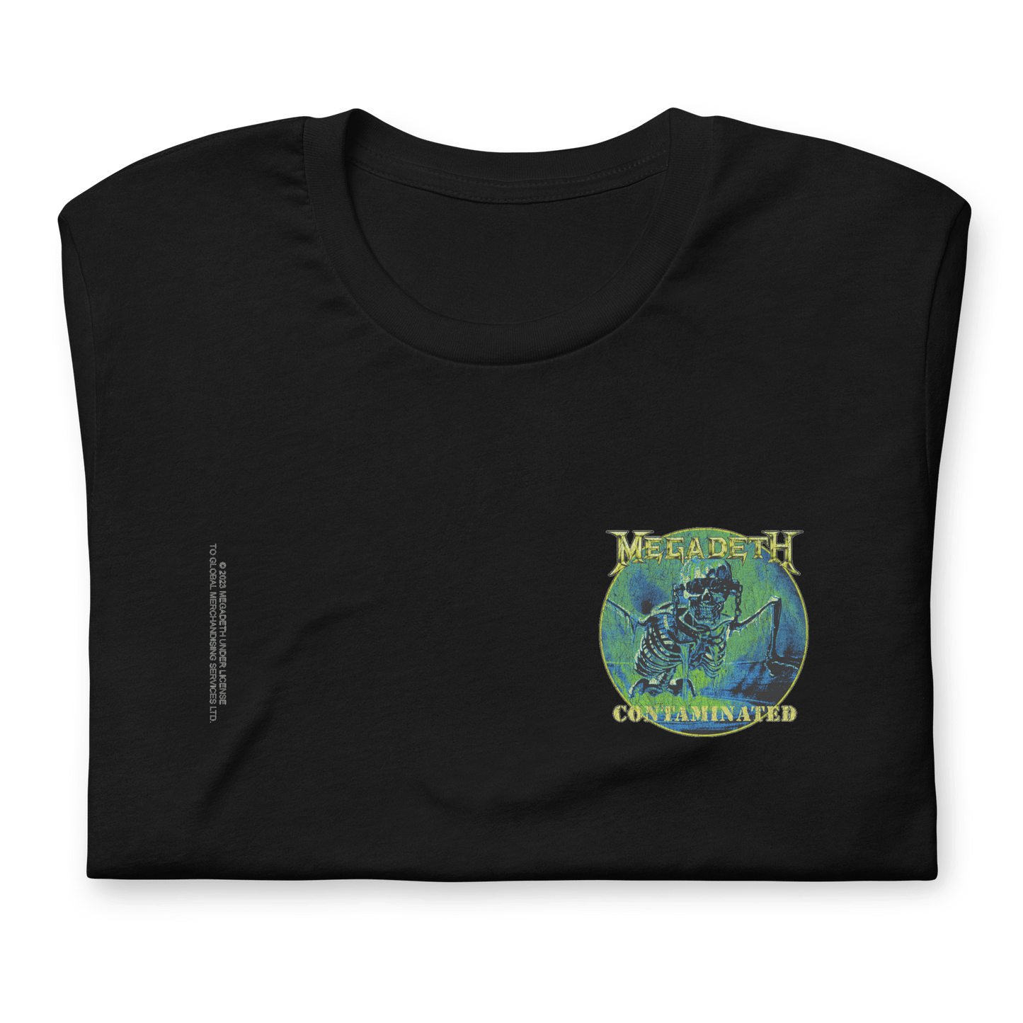 Megadeth Small Contaminated Officially Licensed Mens T Shirt Black