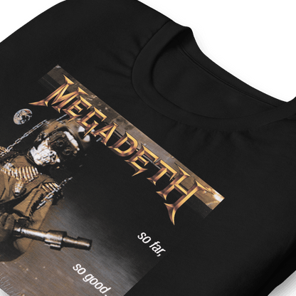 Megadeth So Far, So Good, So WOfficially Licensed Hat? Officially Licensed Mens T Shirt Black