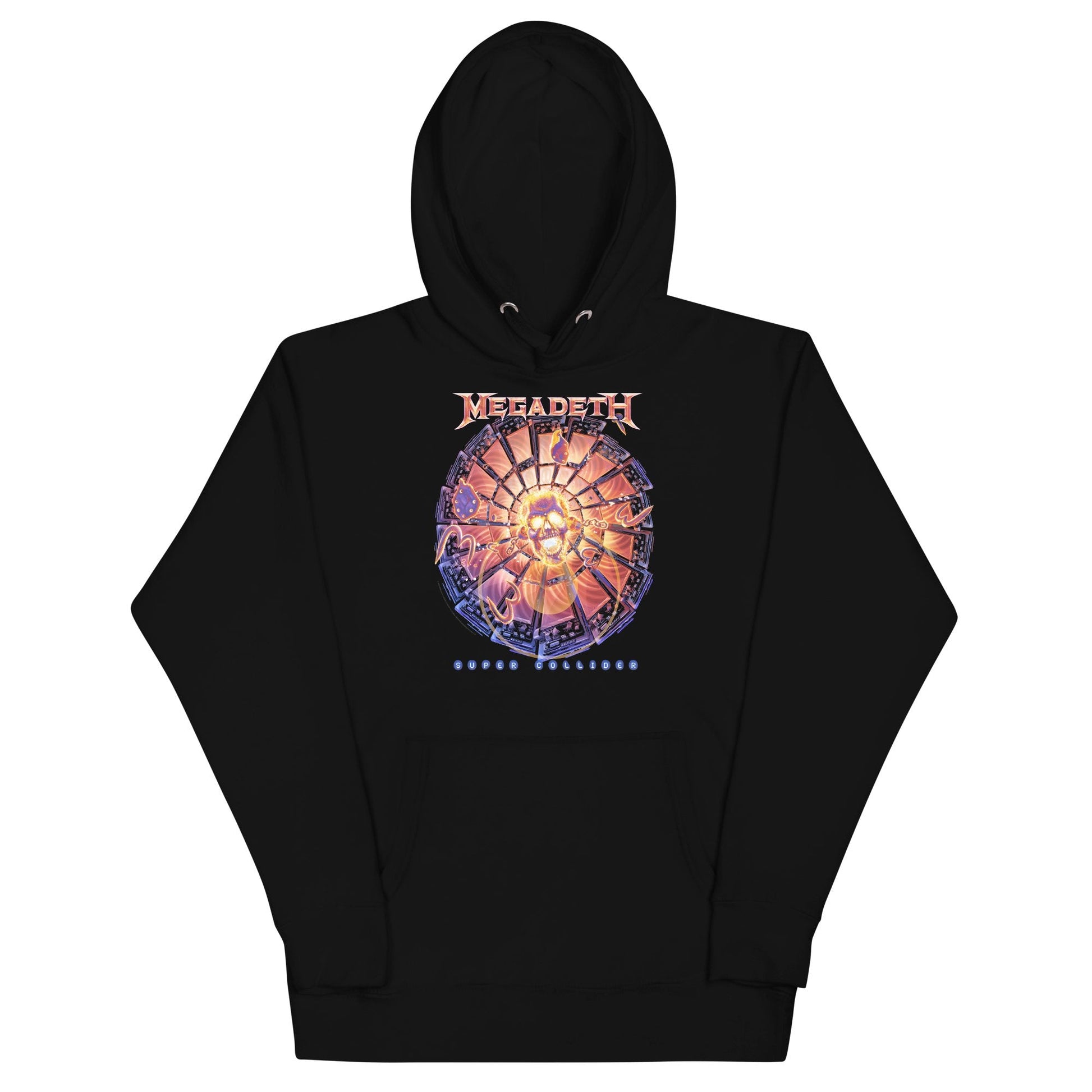 Megadeth Super Collider Classic Mens Officially Licensed Hoodie Black