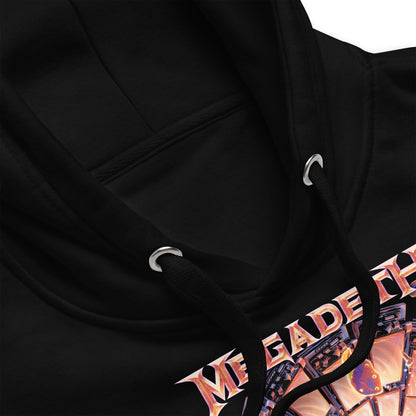 Megadeth Super Collider Classic Mens Officially Licensed Hoodie Black