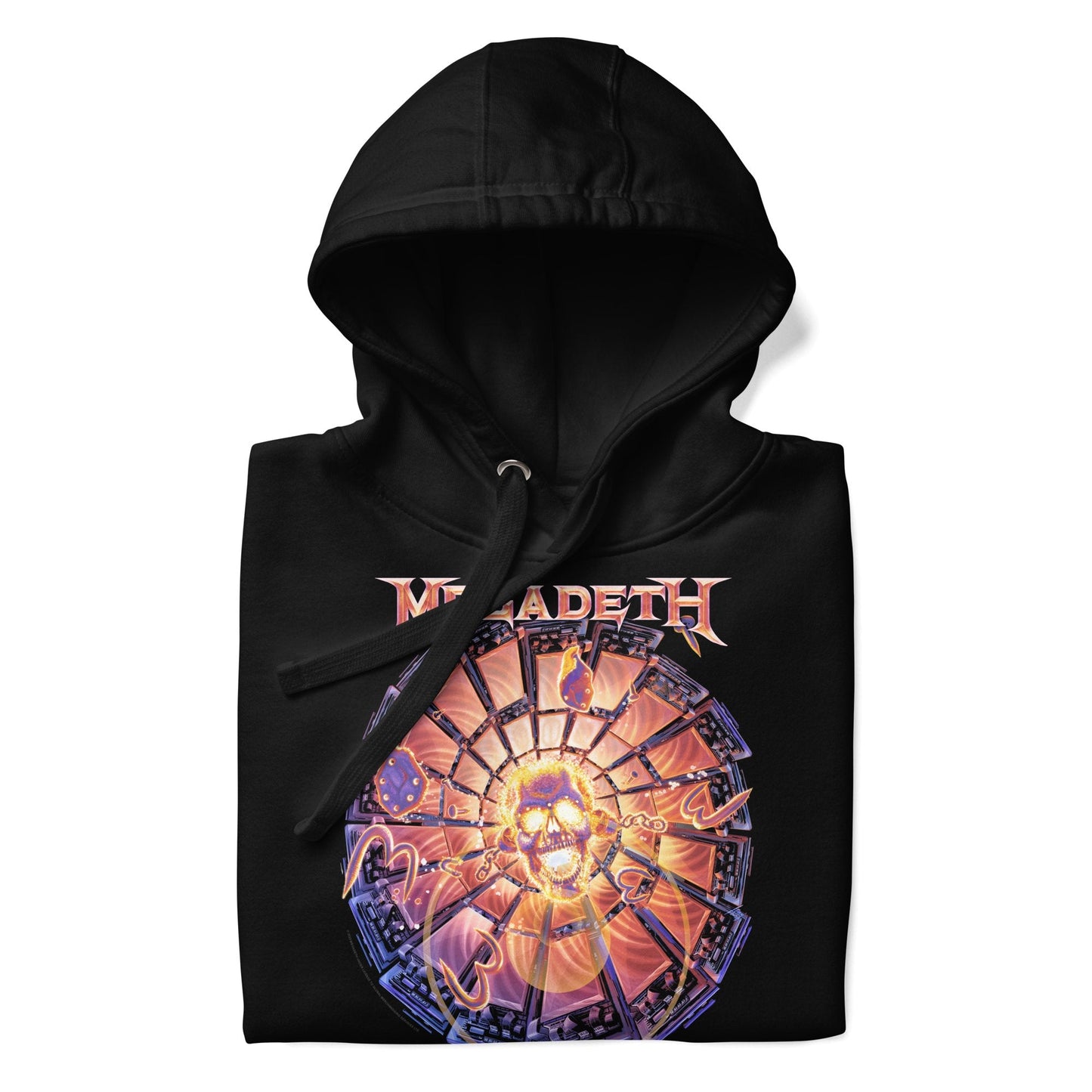 Megadeth Super Collider Classic Mens Officially Licensed Hoodie Black