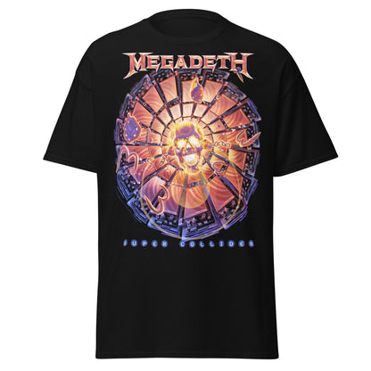 Megadeth Super Collider Jumbo Print Mens T Shirt Black