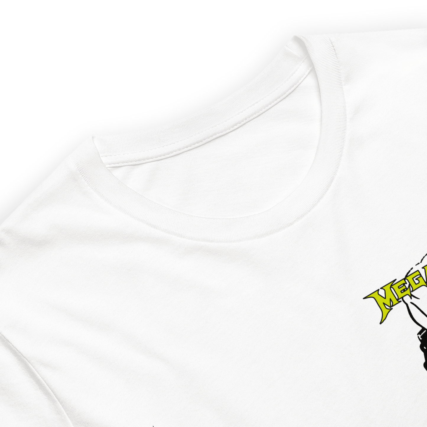 Megadeth Vic Stamp Officially Licensed Mens T Shirt White