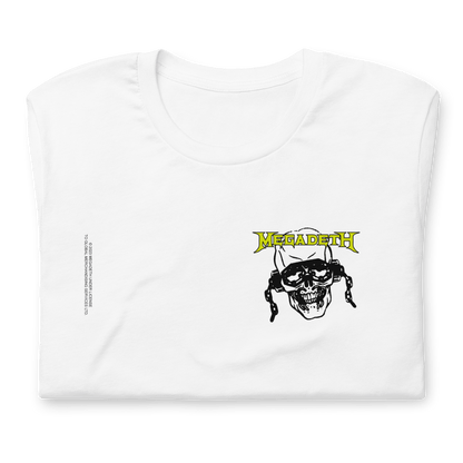 Megadeth Vic Stamp Officially Licensed Mens T Shirt White