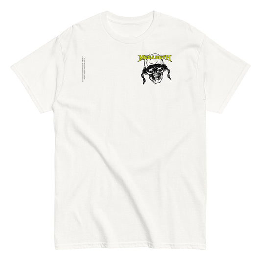 Megadeth Vic Stamp Officially Licensed Mens T Shirt White
